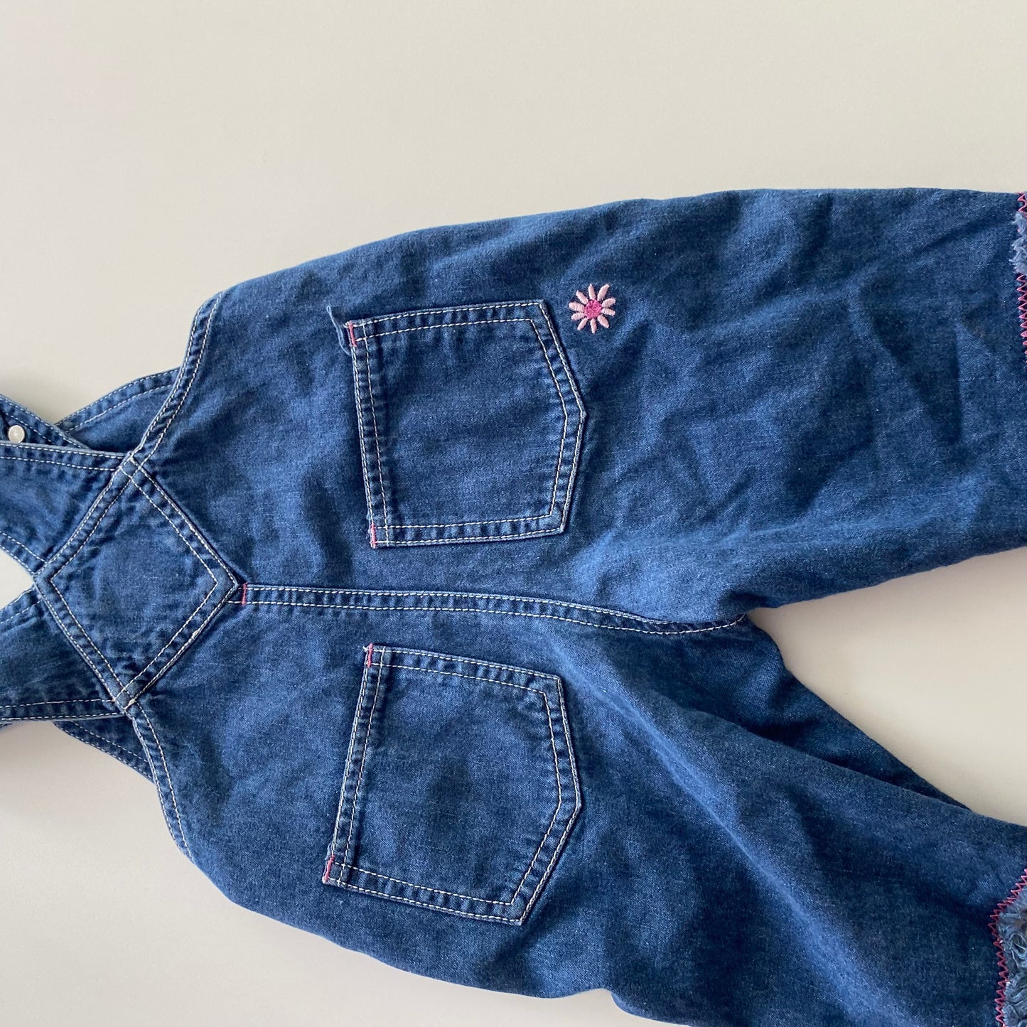 Vintage Pumpkin Patch Overalls - Size 6-12M