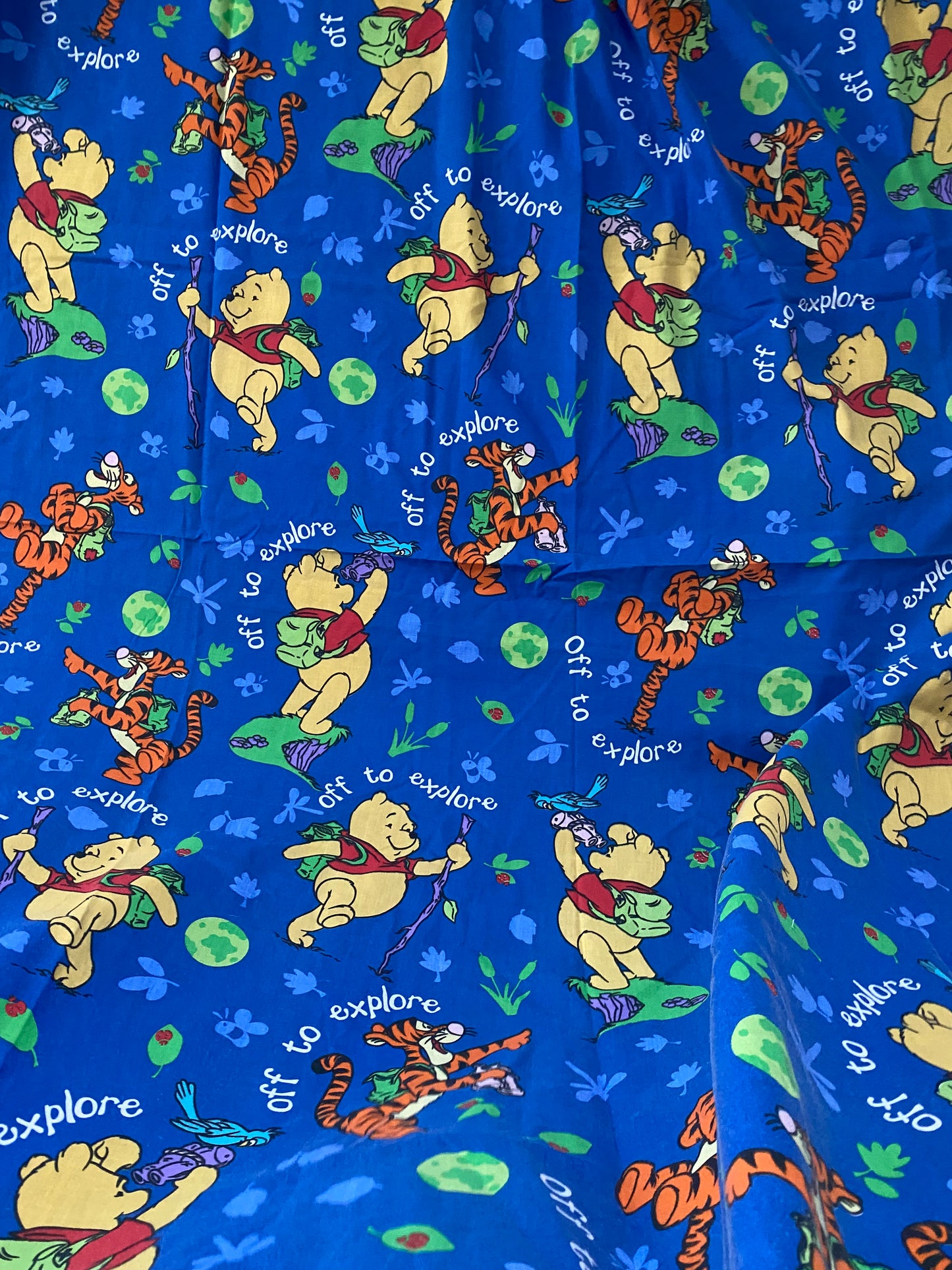 Vintage Disney Winnie The Pooh Single Duvet Cover