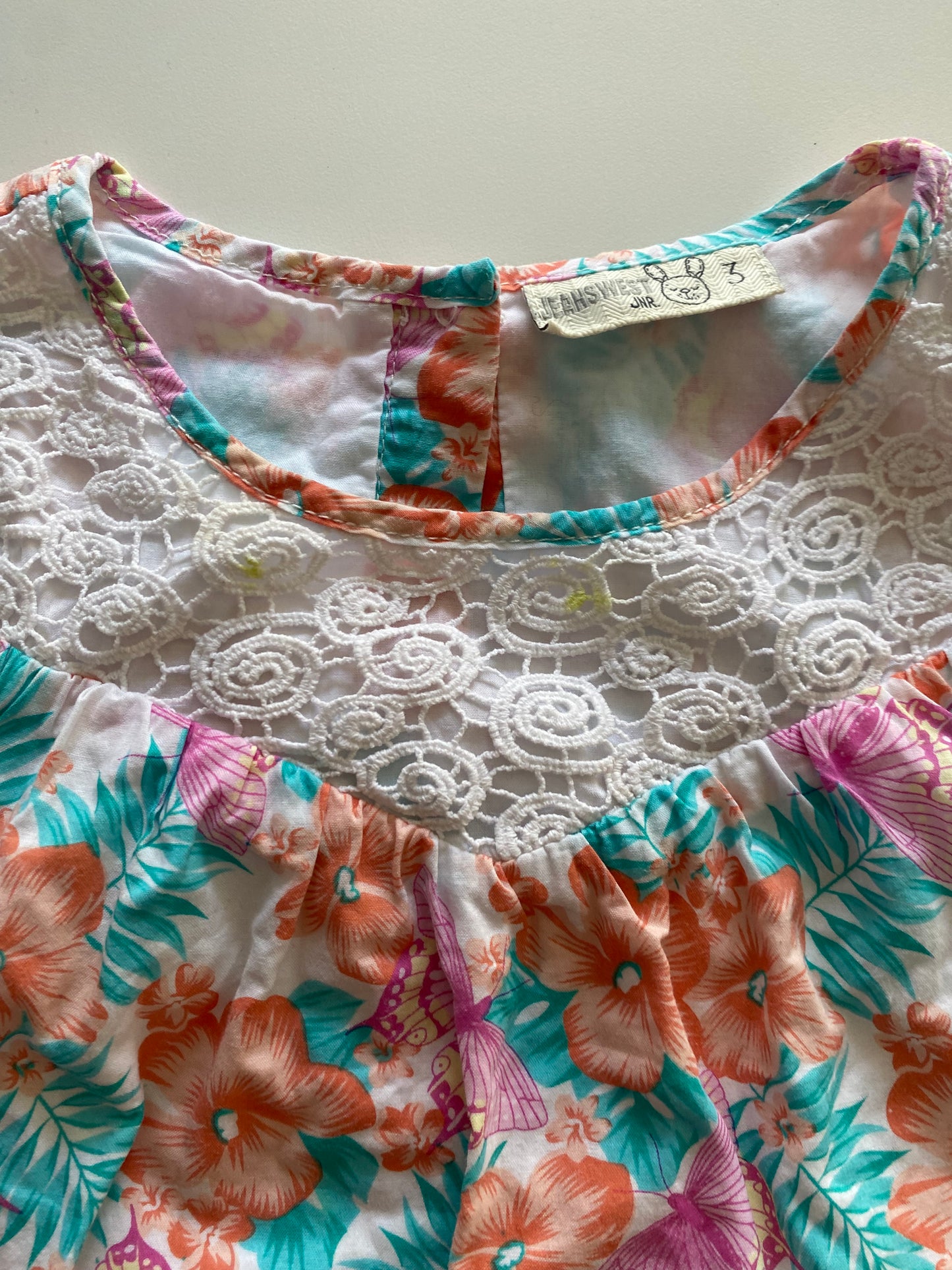 Jeans West Jnr Floral Dress - Size 3