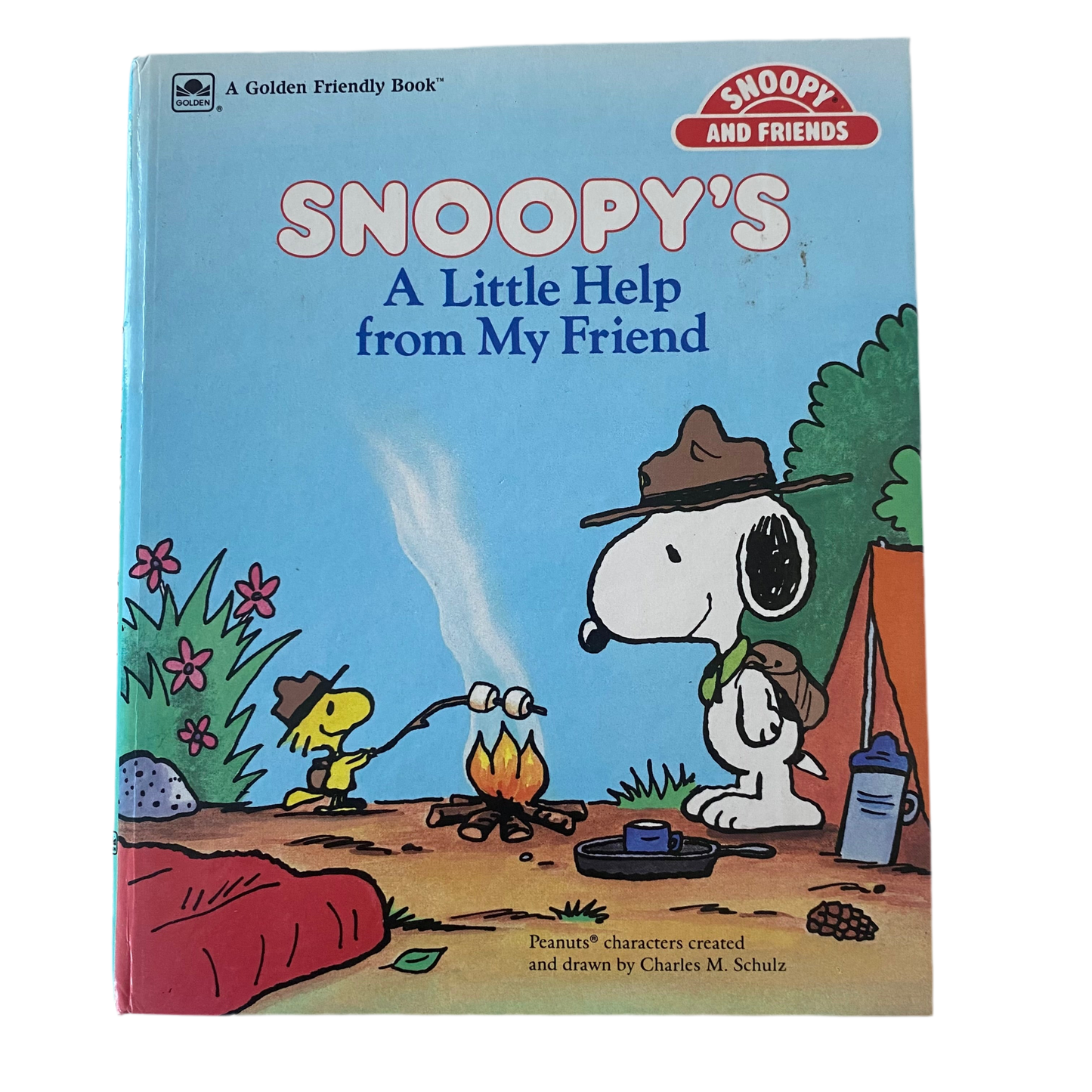 Vintage Snoopy A Little Help From My Friend Book