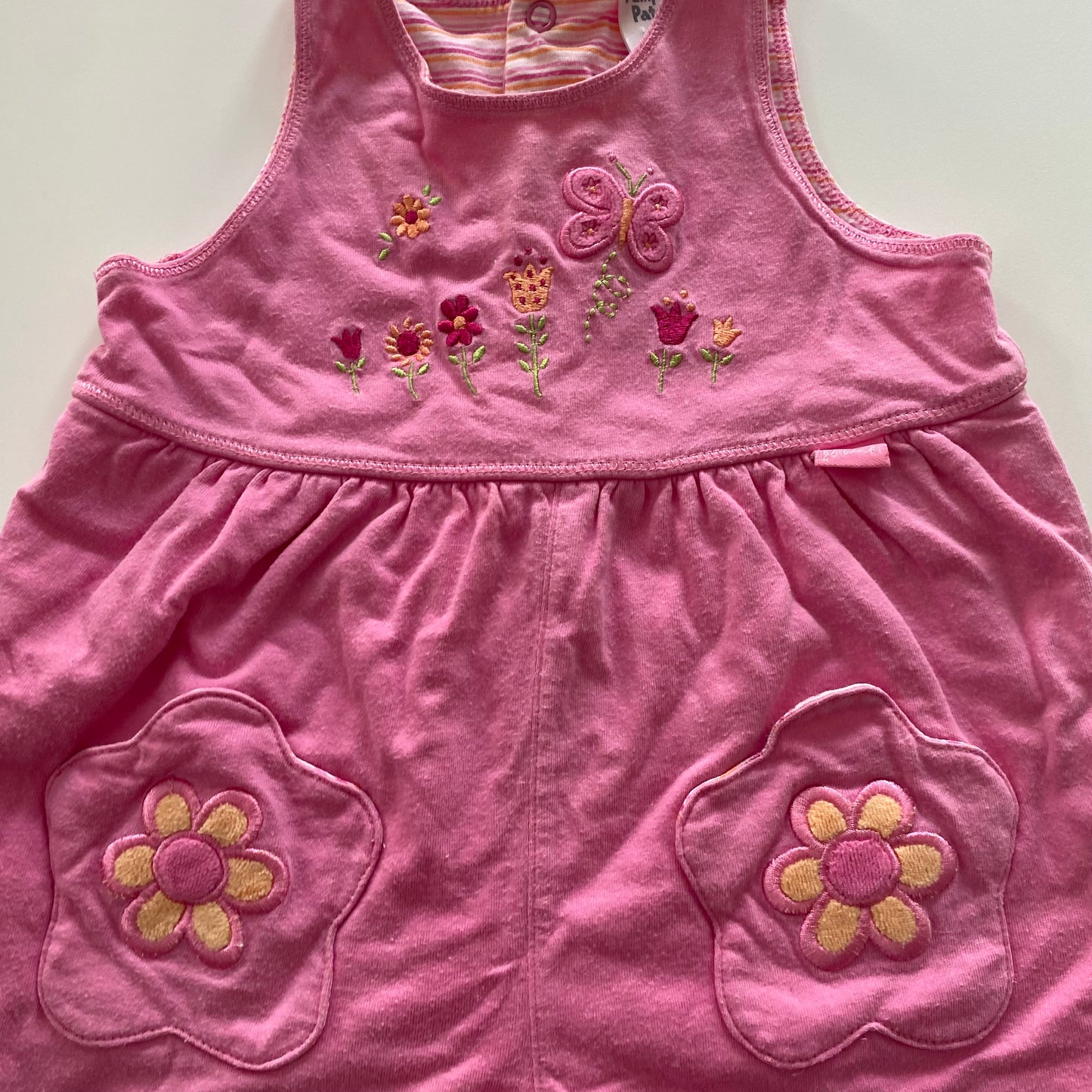 Vintage Pumpkin Patch Overalls - Size 0-3M