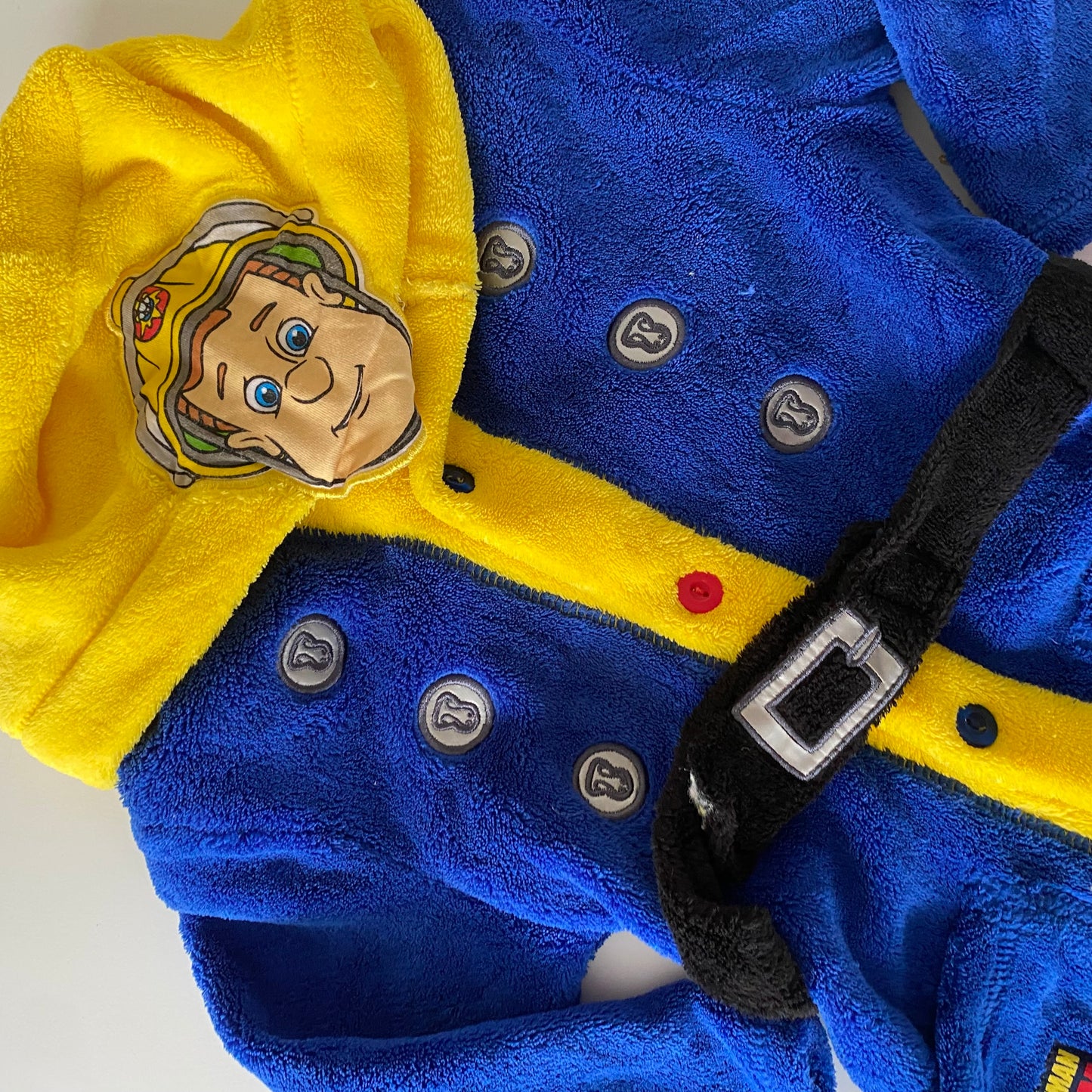 Fireman Sam Dressing Gown - Size 2-3Y