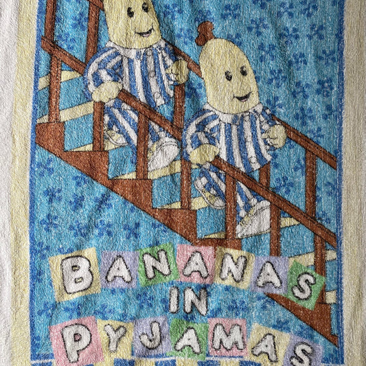 Vintage Bananas In Pyjamas Towel