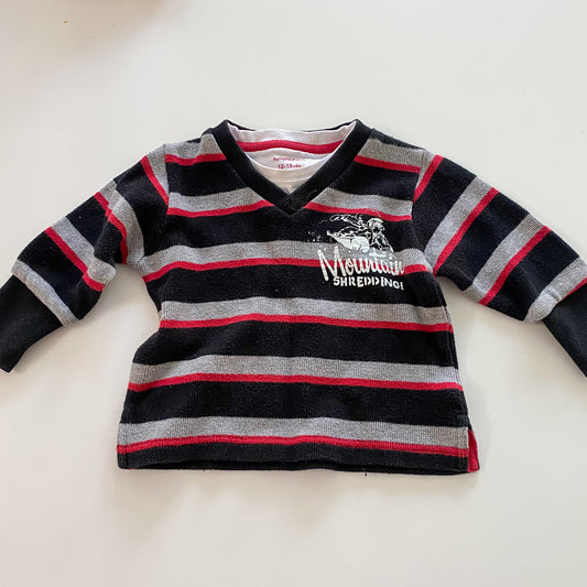 Y2K Pumpkin Patch Long Sleeve Top - Size 12-18M