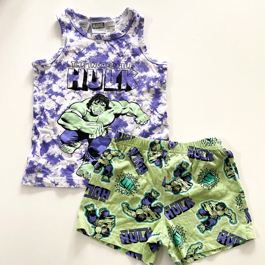 Marvel Hulk Pyjamas - Size 3-4Y