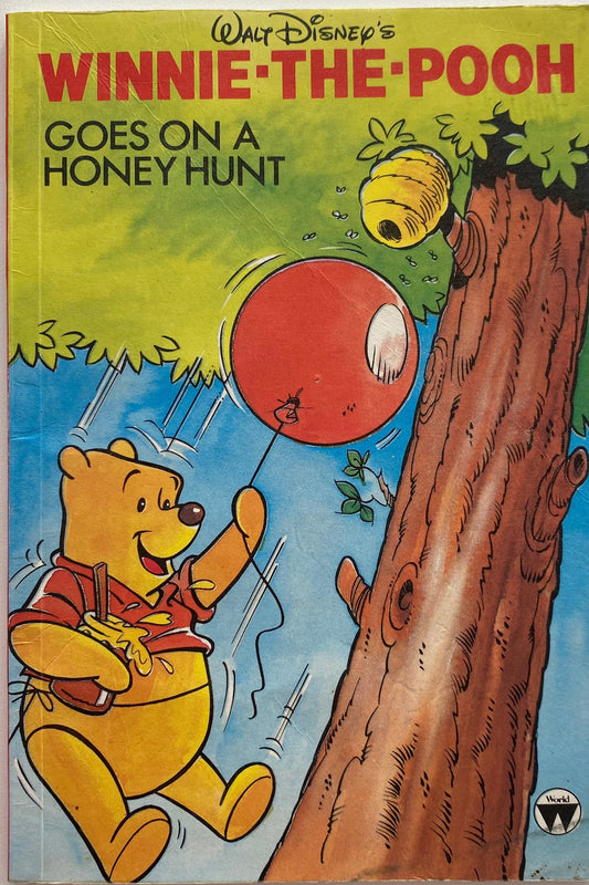 Vintage Winnie The Pooh Goes On A Honey Hunt Book