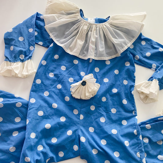 Handmade Clown Costume - Size 5-8Y