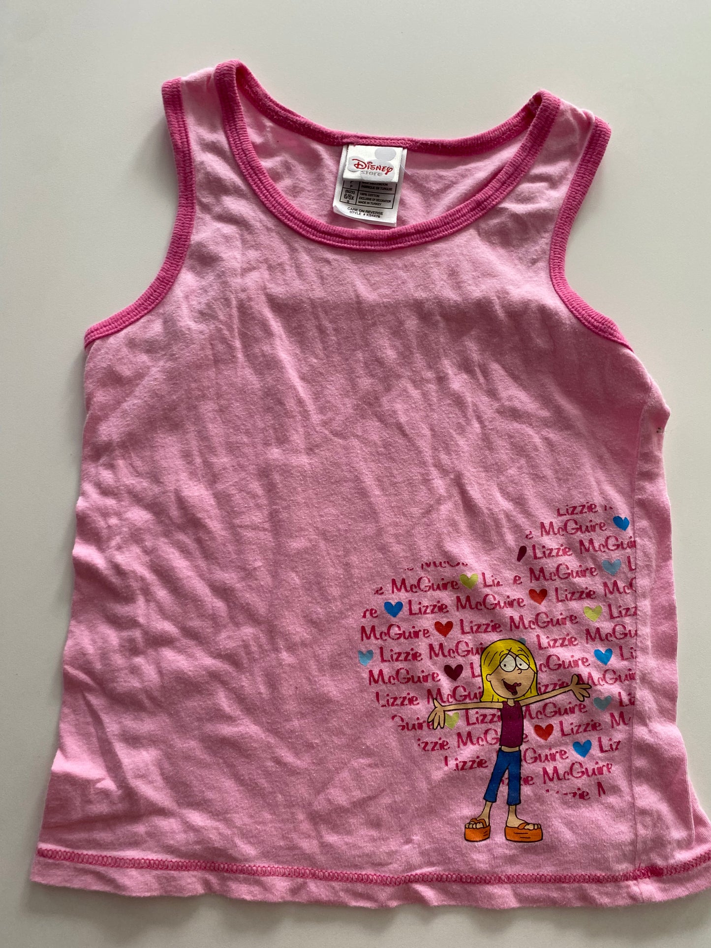 Disney Lizzie McGuire Singlet - Size 6