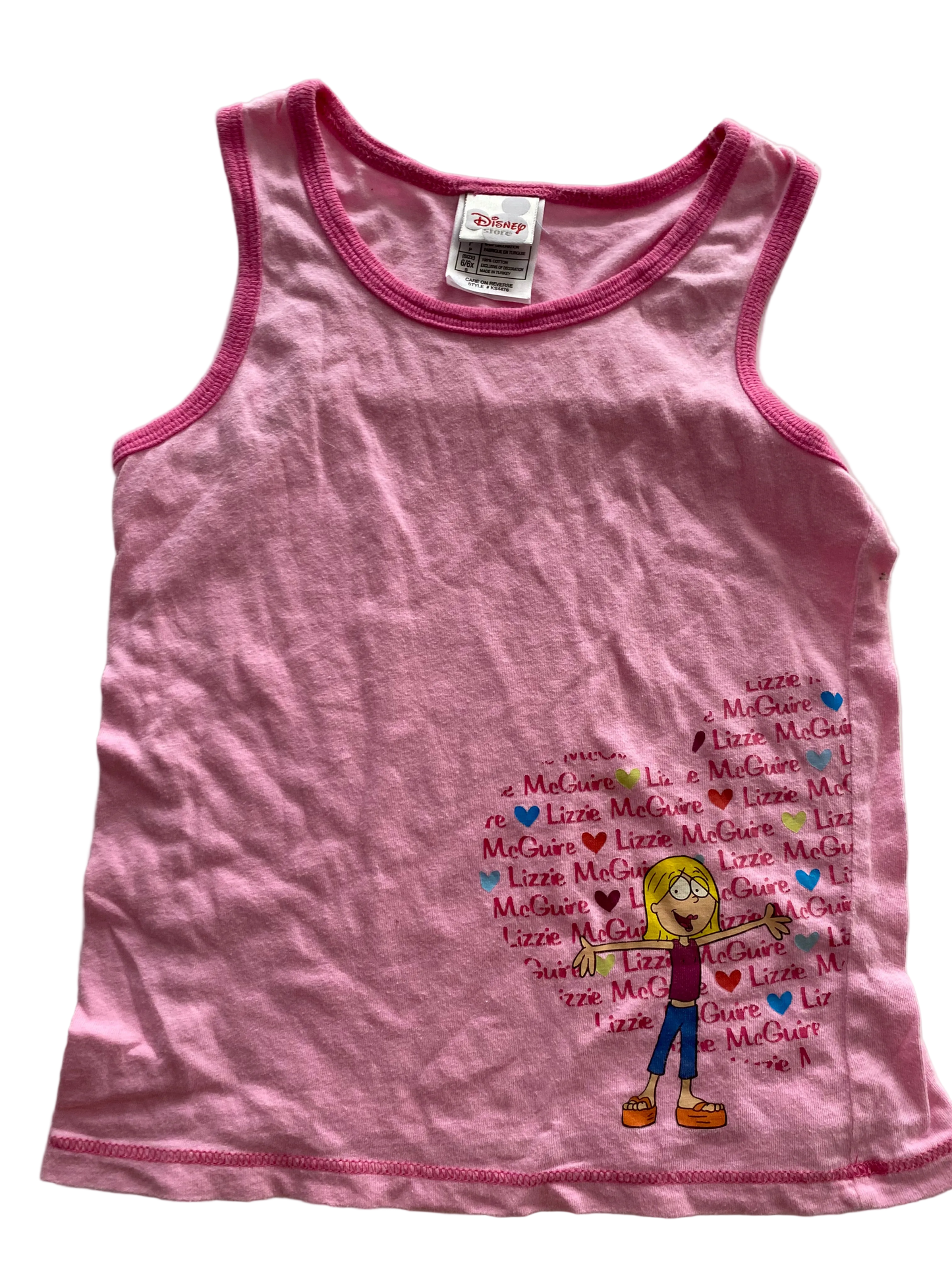 Disney Lizzie McGuire Singlet - Size 6