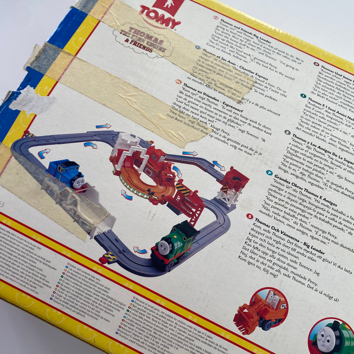 Vintage Thomas The Tank Engine TOMY Track Set (Missing Pieces)
