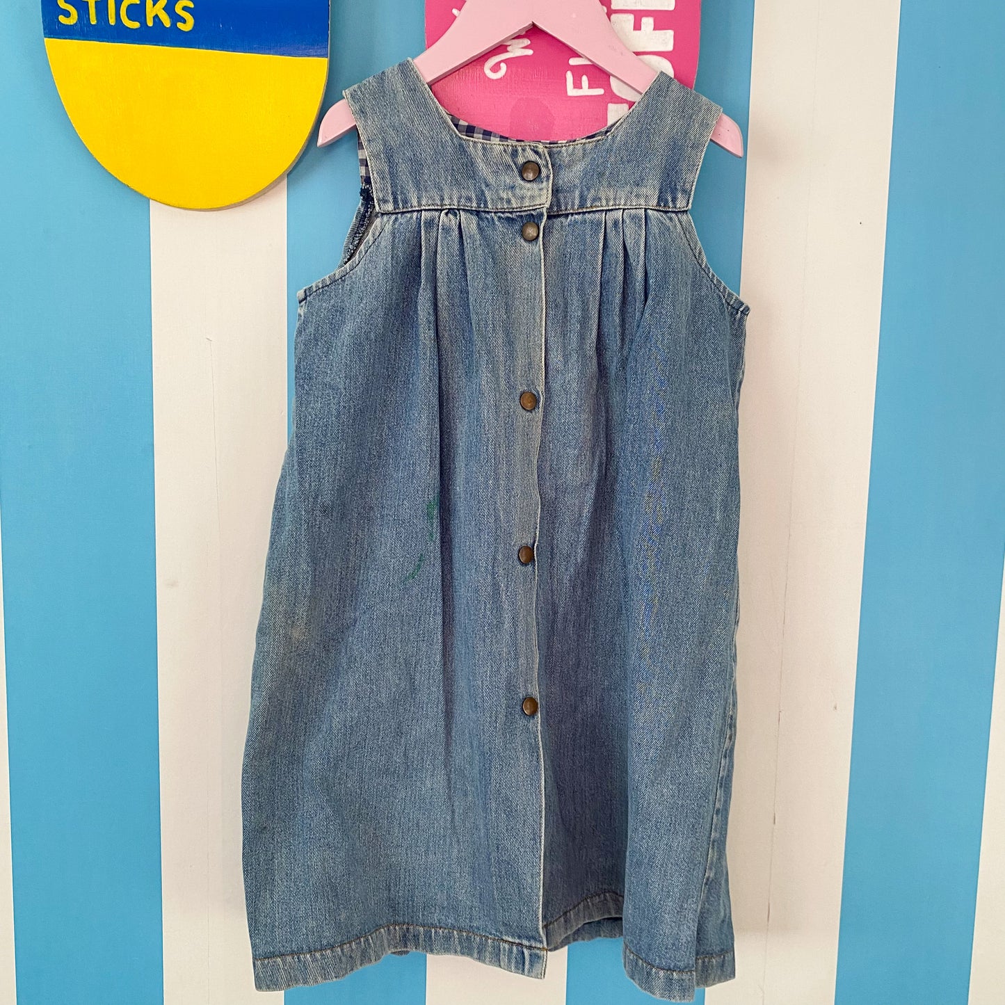 Vintage Denim Dress - Size 6