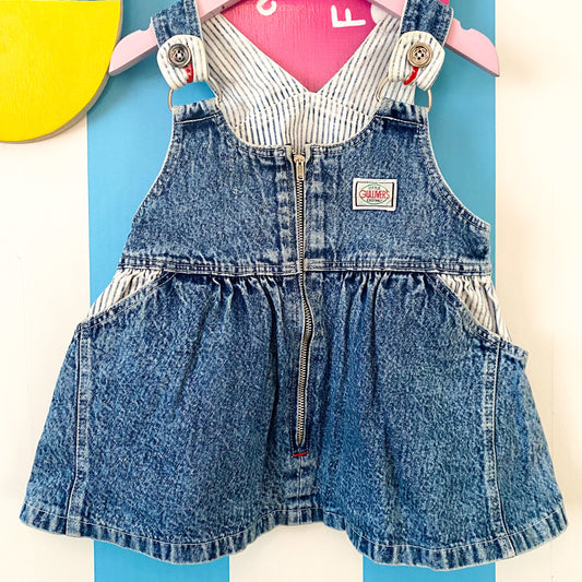 Vintage Denim Dress - Size 2