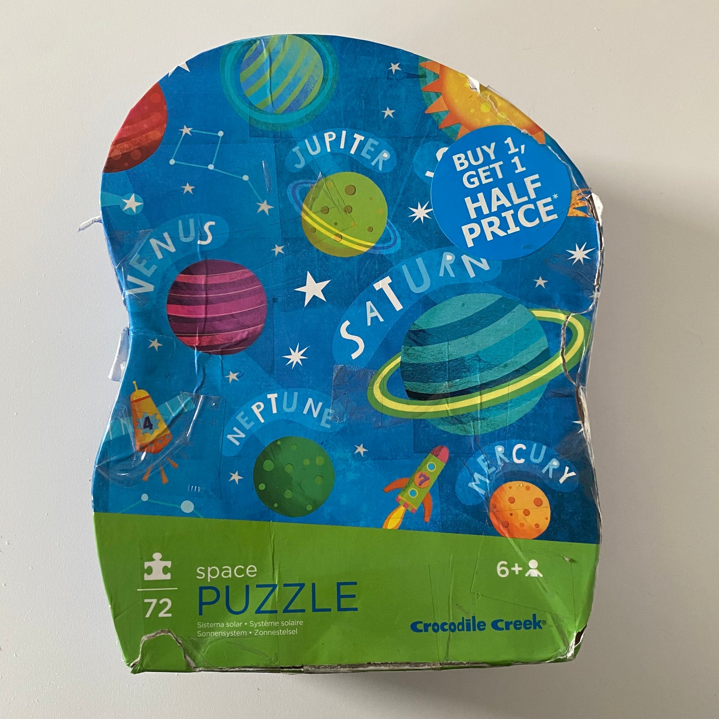 Crocodile Creek Space 72 Piece Puzzle
