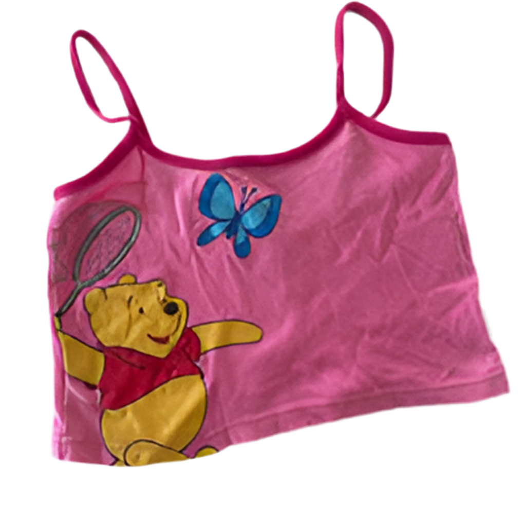Disney Winnie The Pooh Crop Top - Size 2