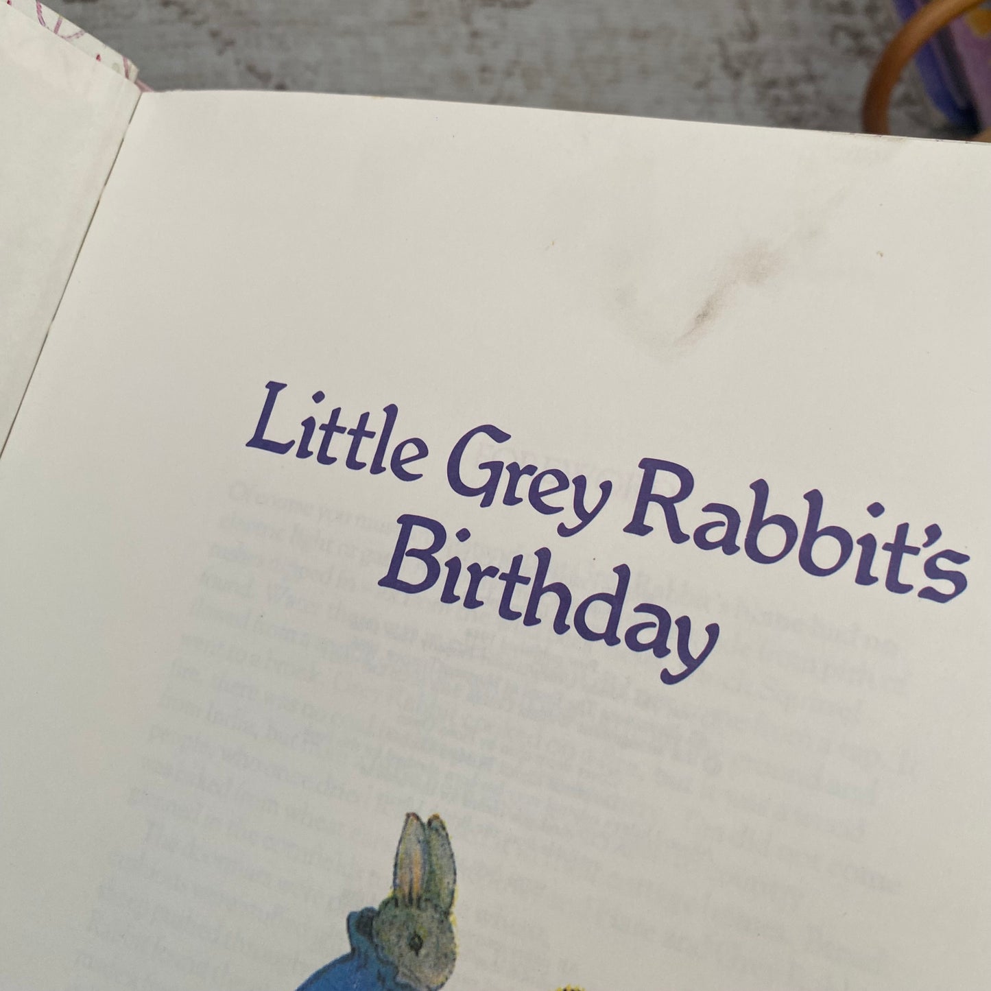 Little Grey Rabbit’s Birthday Book