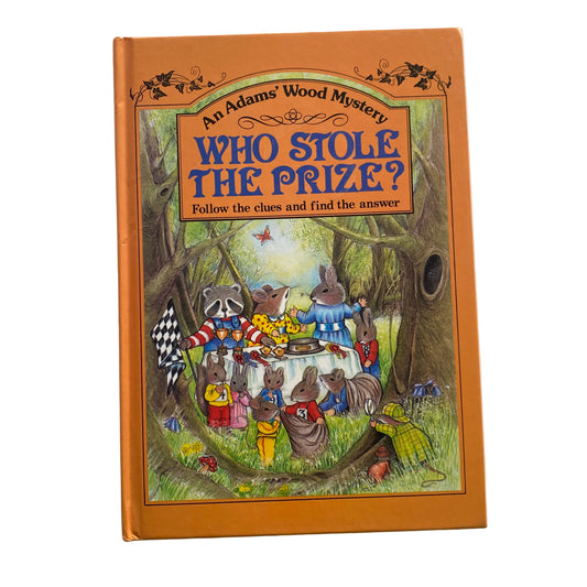 Vintage An Adams Wood Mystery Who Stole The Prize Book