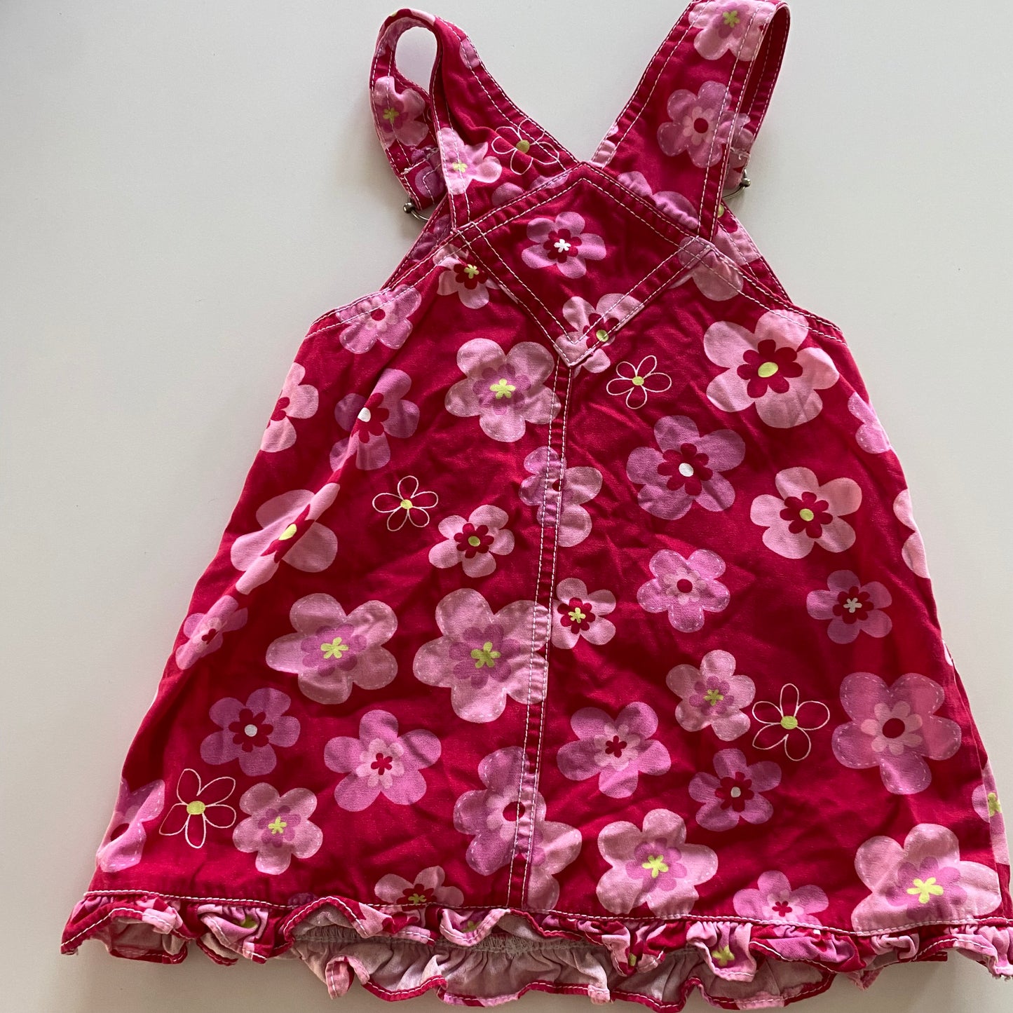 Y2K Pumpkin Patch Pinafore Dress - Size 1