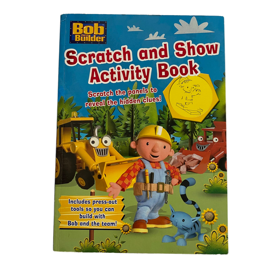 Bob The Builder Scratch & Show Activity Book (NEW)
