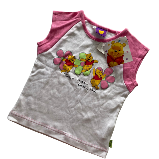 Y2K Winnie The Pooh Top - Size 6 (NEW)