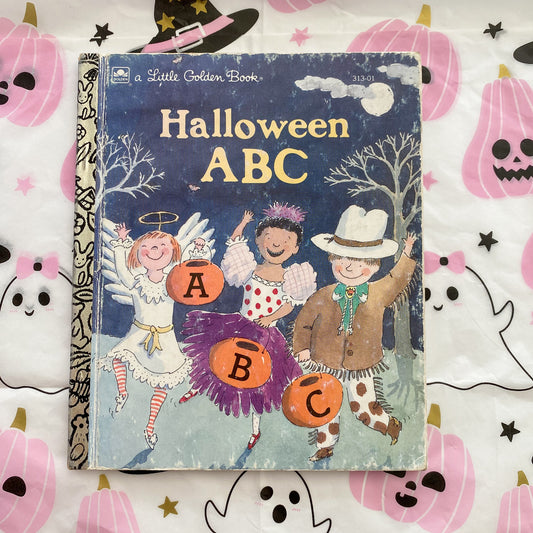 Vintage Halloween ABC Little Golden Book