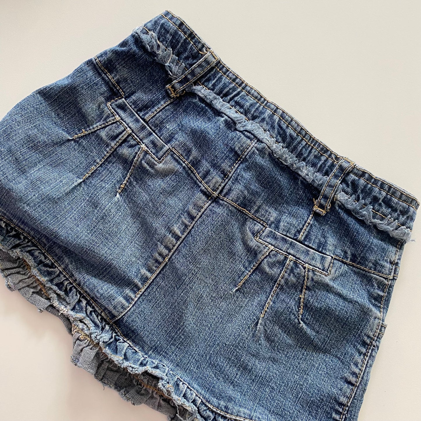 Y2K Denim Mini Skirt - Size 4