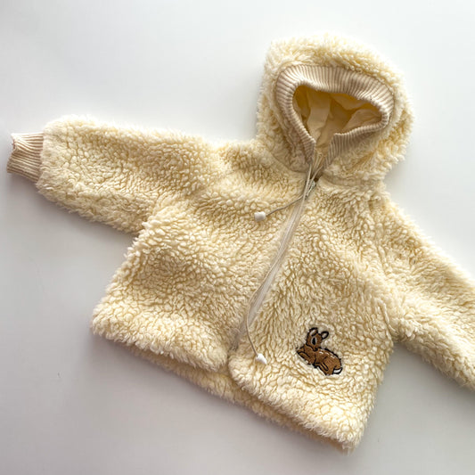 Vintage Sherpa Hoodie - Size 1