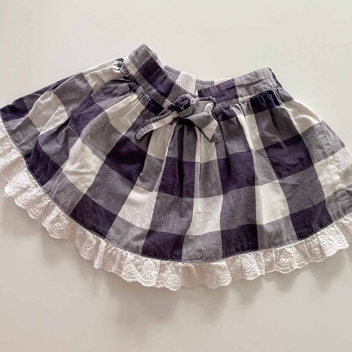 Vintage JK Kids Gingham Skirt - Size 1