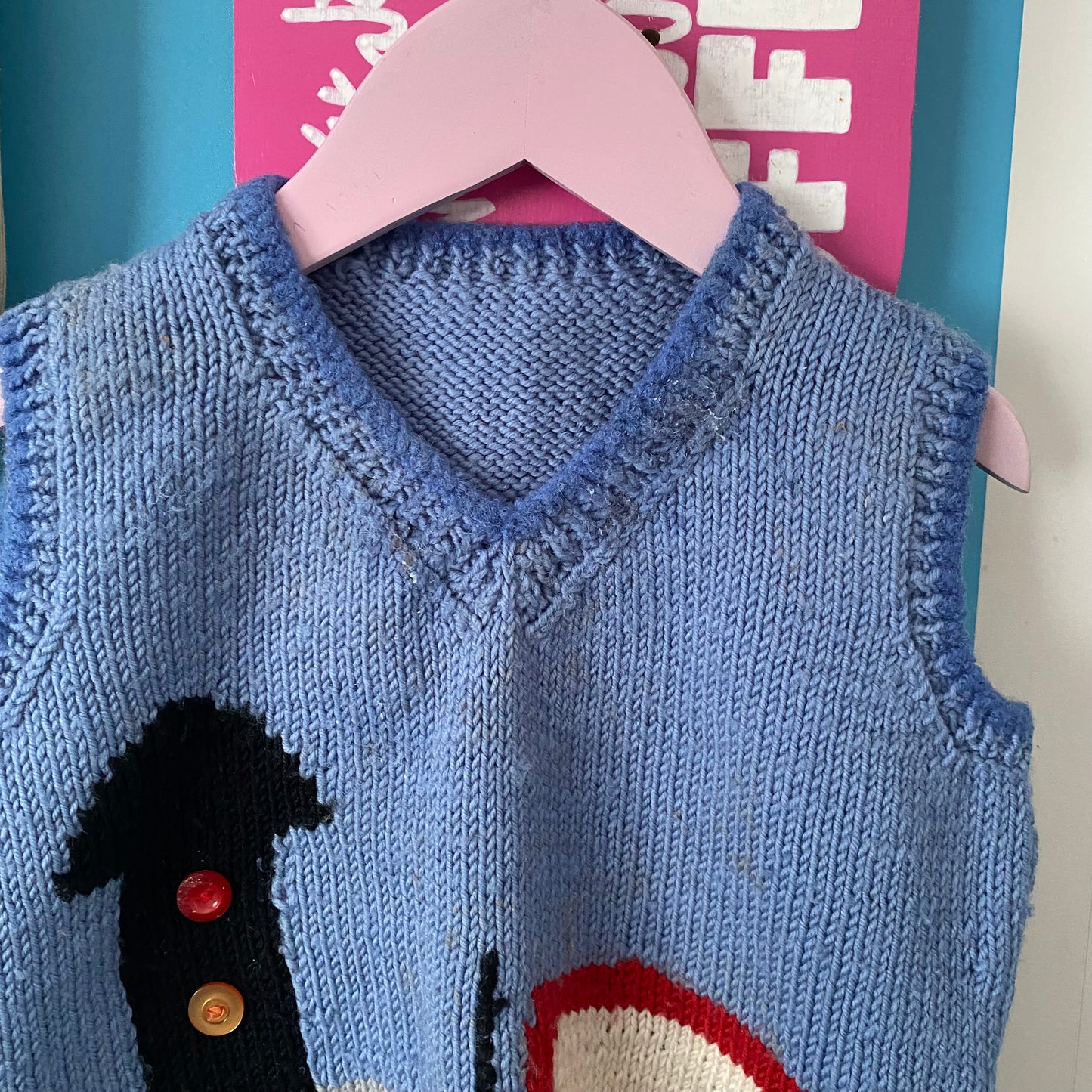 Handmade Knit Vest - Size 3-5Y