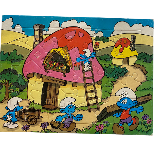 Vintage Smurfs Puzzle