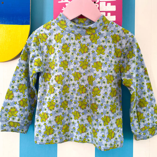 Vintage Hi Hippo Frogs Long Sleeve Top - Size 2