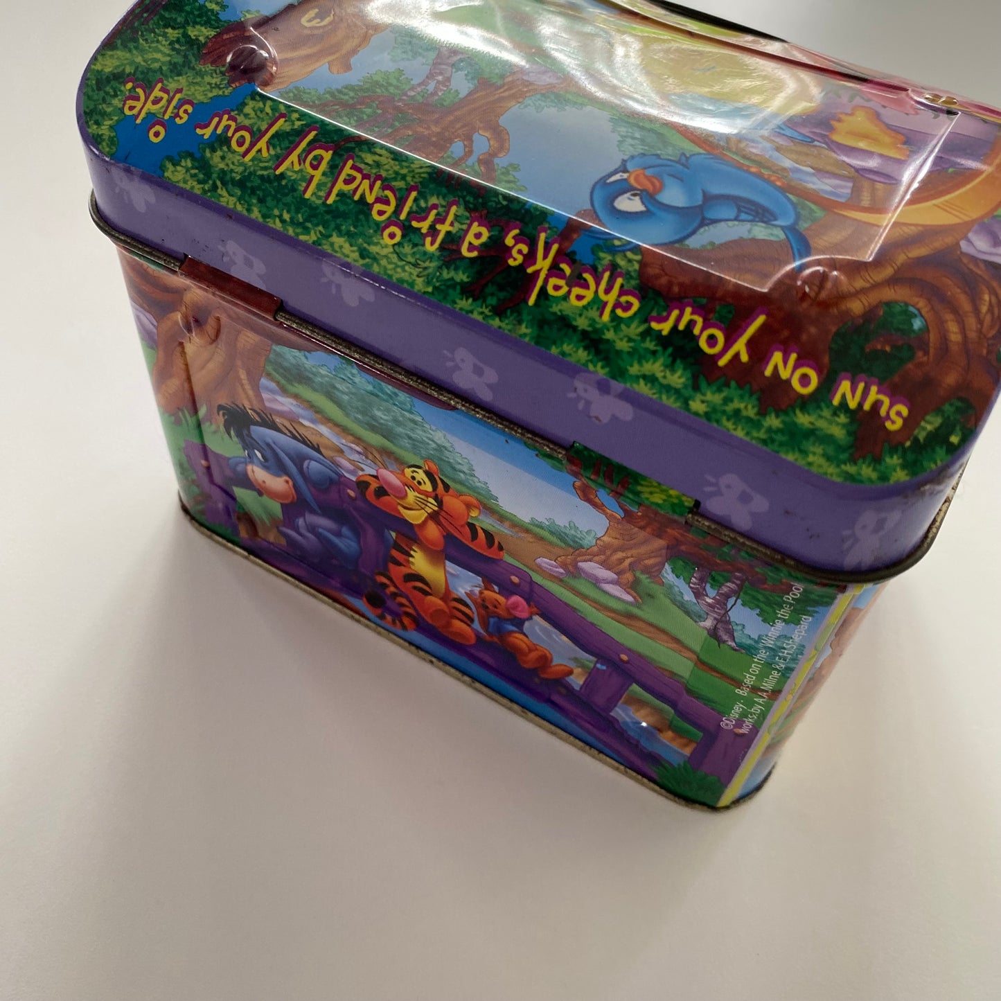 Vintage Disney Winnie The Pooh Money Tin