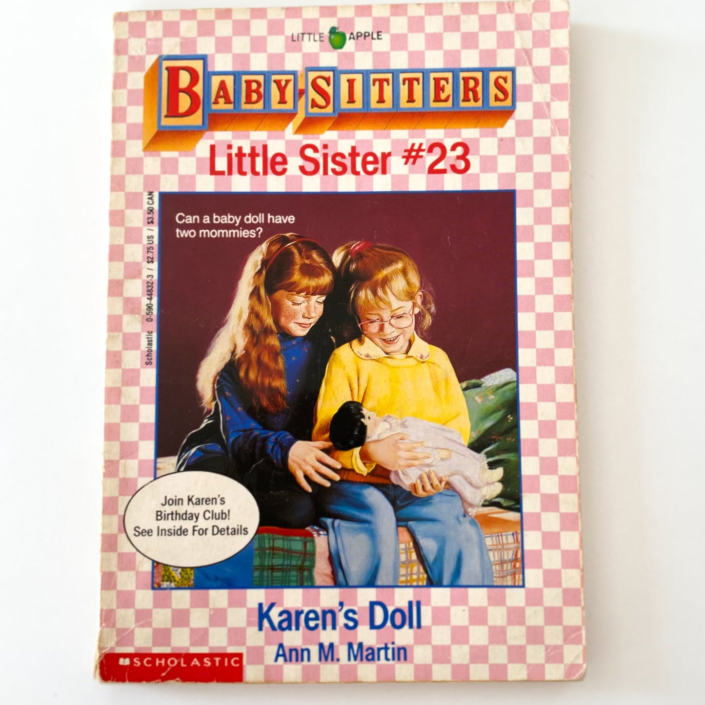 Vintage The Baby Sitters Club #23 Little Sister Chapter Book