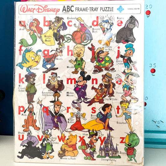 Vintage Disney ABC Puzzle
