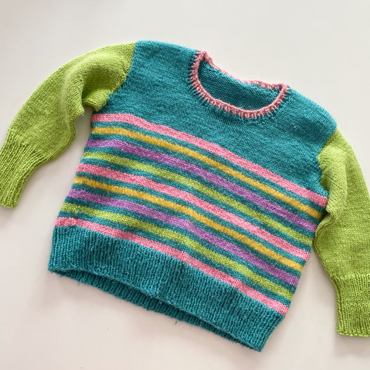 Handmade Knit Jumper - Size 2