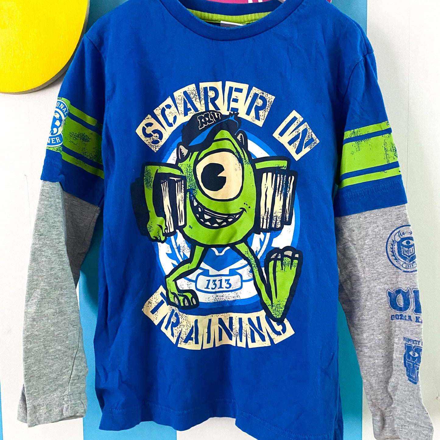 Disney Pixar Monsters Inc Long Sleeve Top - Size 7