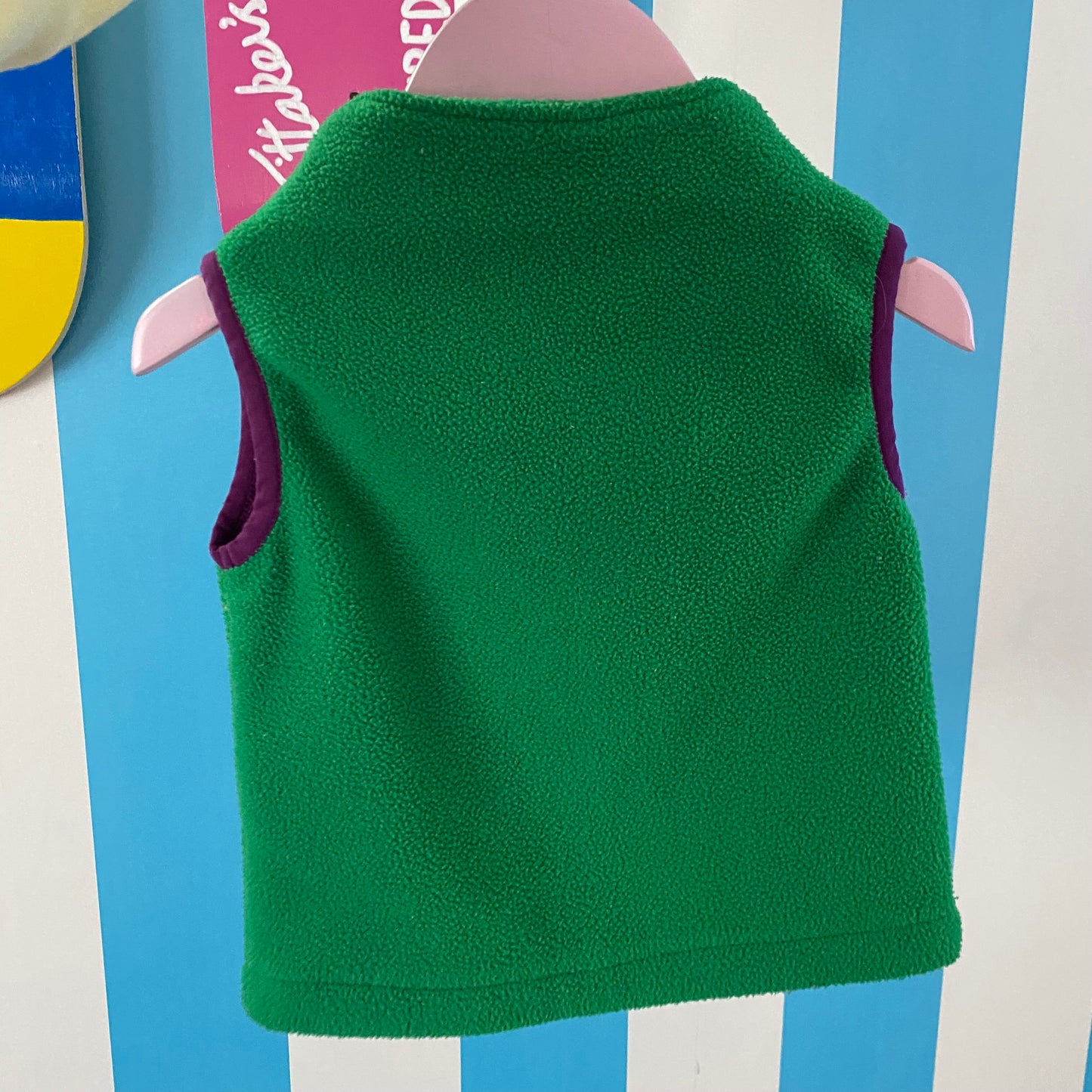 Vintage Bright Bots Vest - Size 6-12M
