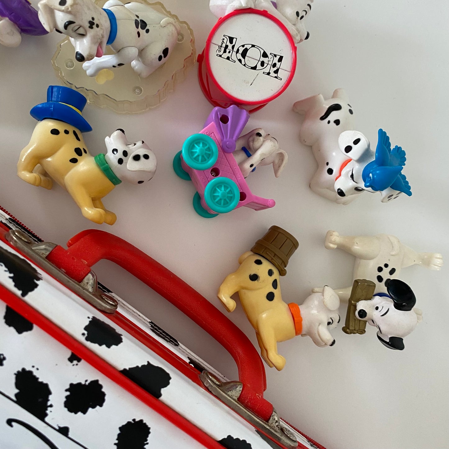 Vintage 101 Dalmatians Suitcase & Figures