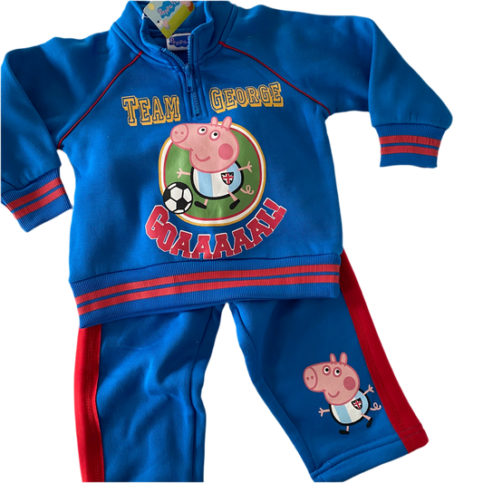 Peppa Pig George Tracksuit - Size 1 (NEW)