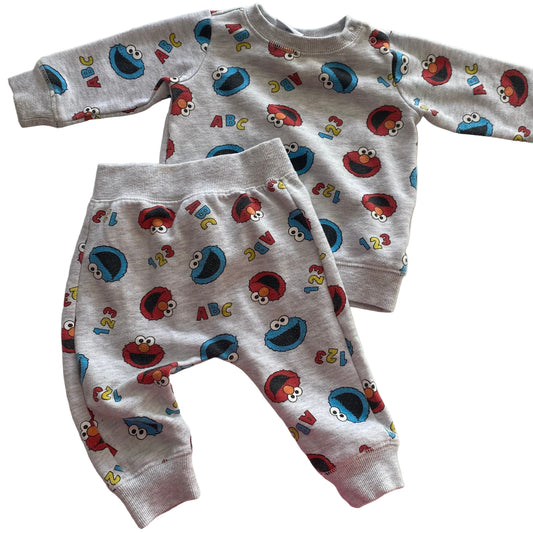 Sesame Street Tracksuit - Size 6-9M