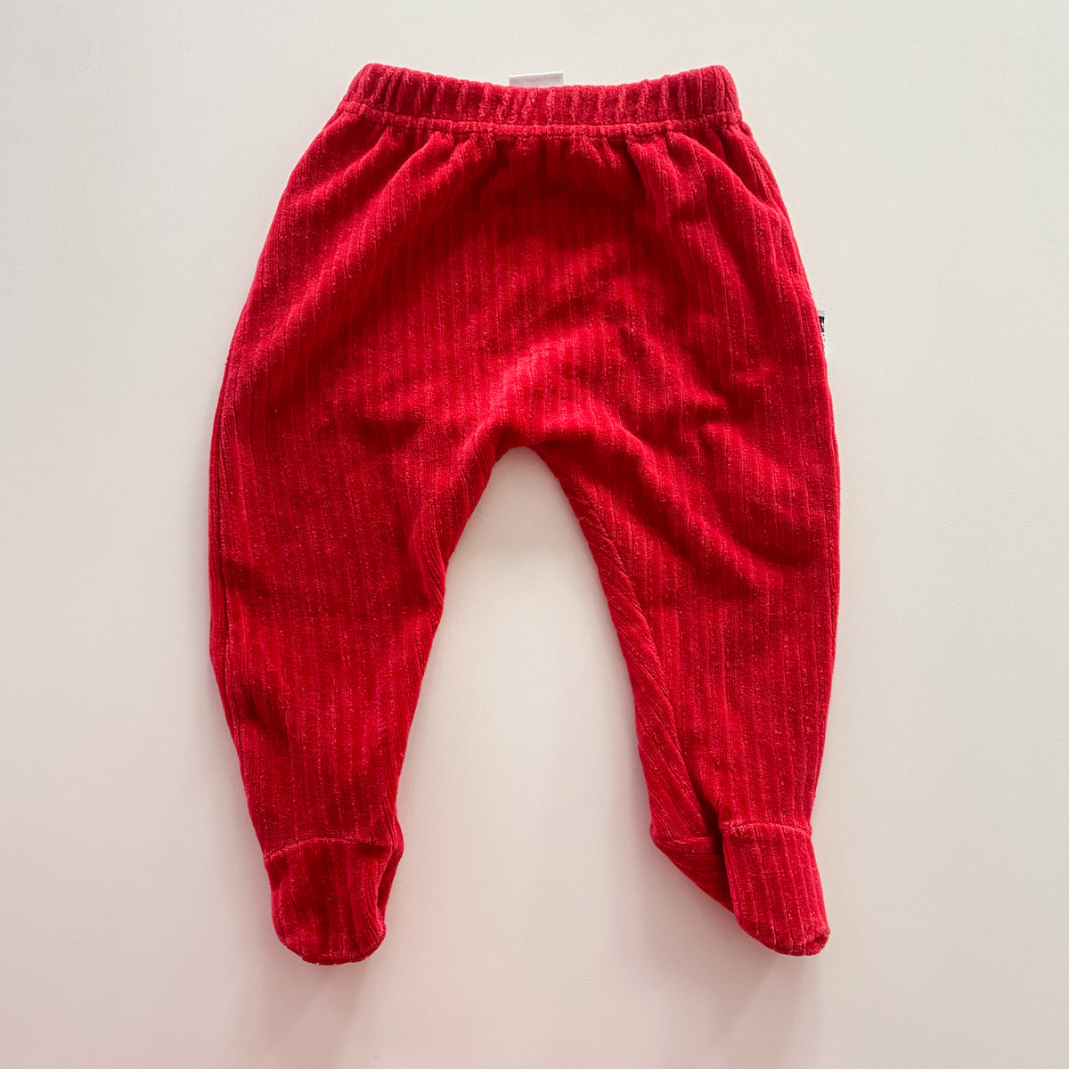 Vintage JK Kids Velour Footed Pants - Size 3-6M