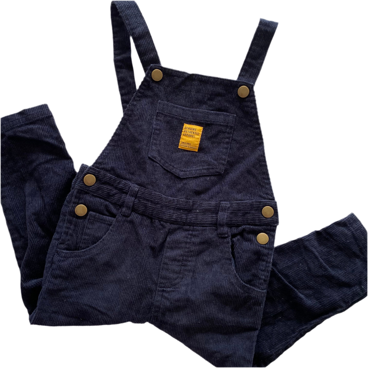 David Jones Navy Corduroy Overalls - Size 2