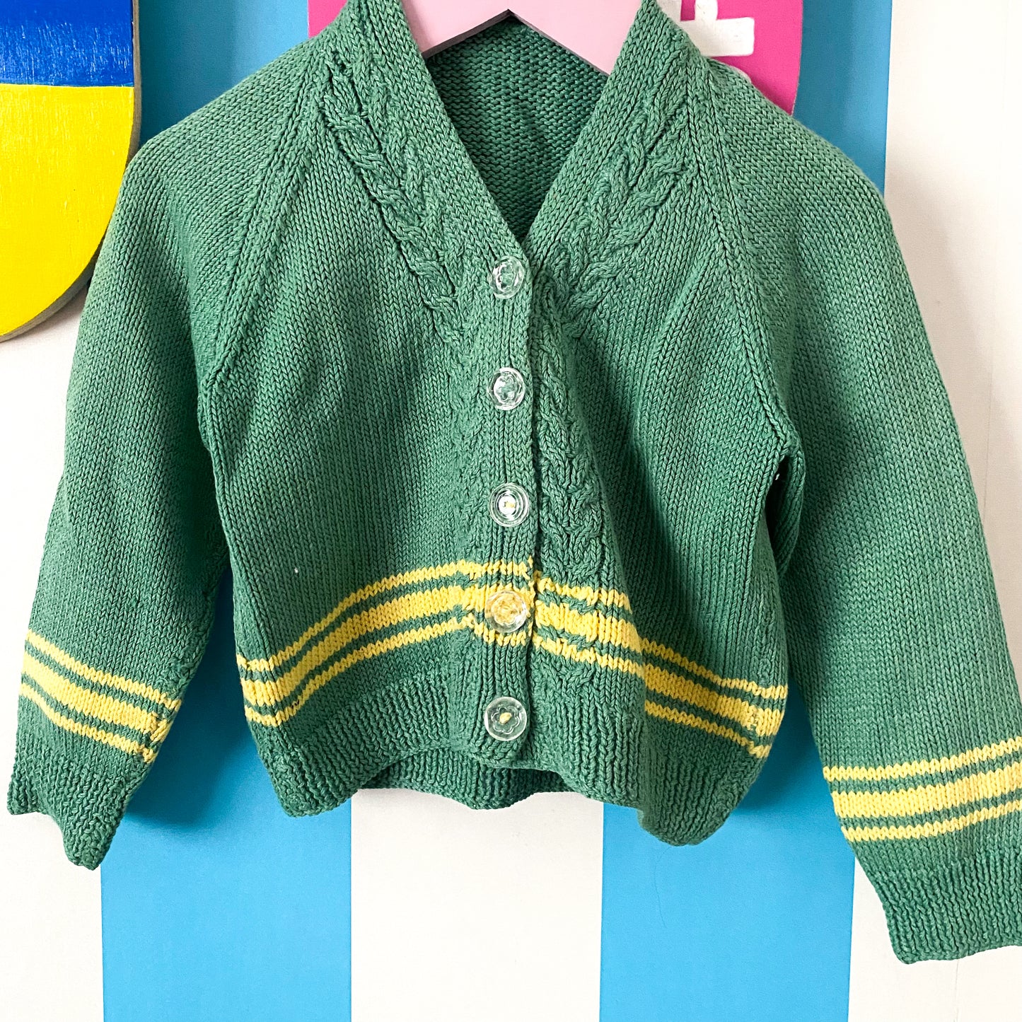 Handmade Knit Cardigan - Size 1