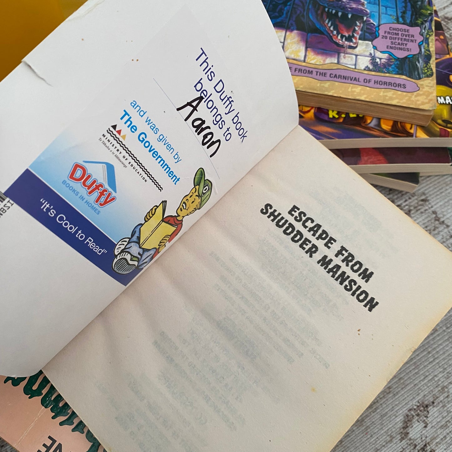 Goosebumps Slappy World Escape From Shudder Mansion Chapter Book