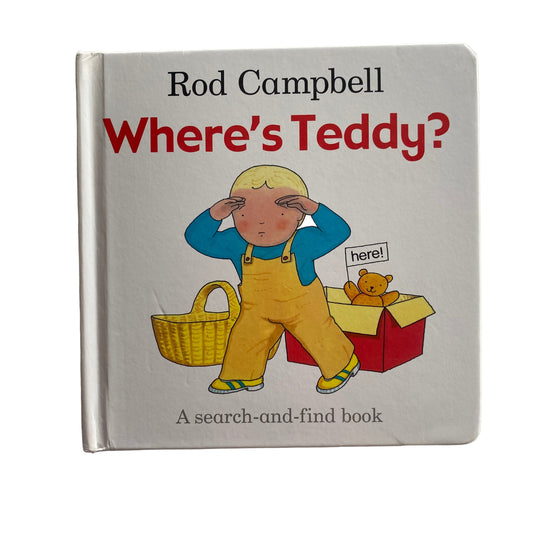 Rod Campbell Where’s Teddy? Book