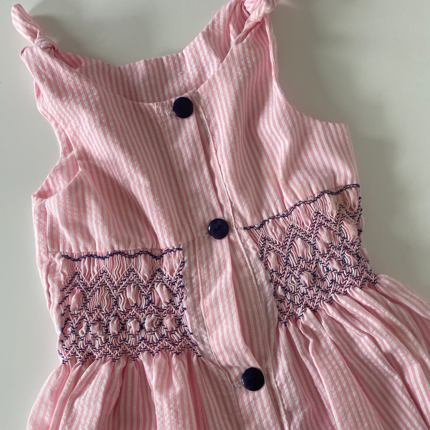Handmade Smocked Romper - Size 3