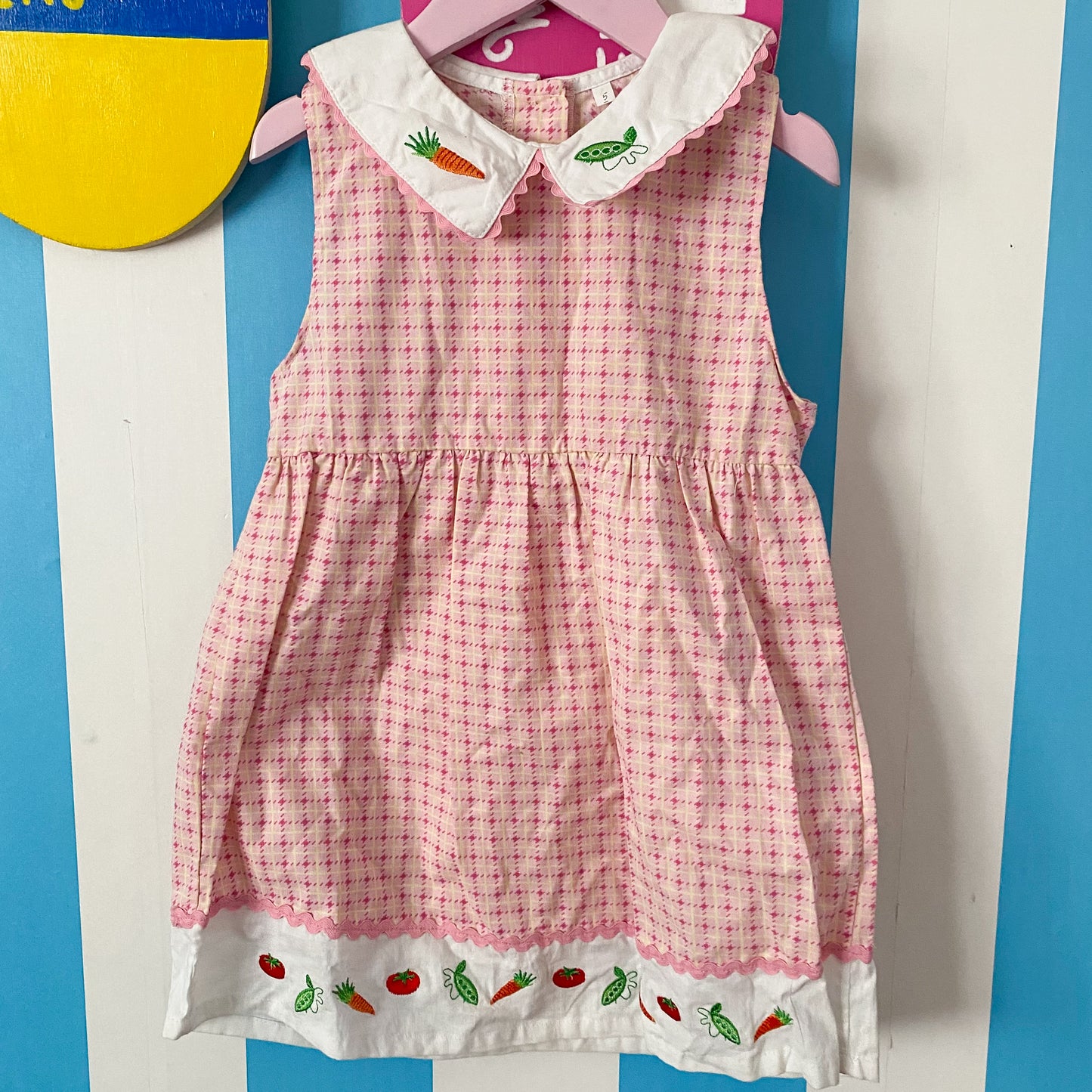 Handmade Vegetable Dress - Size 5