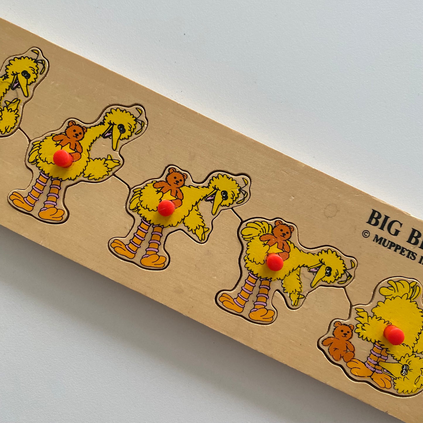 Wooden Puzzle - Sesame Street Big Bird