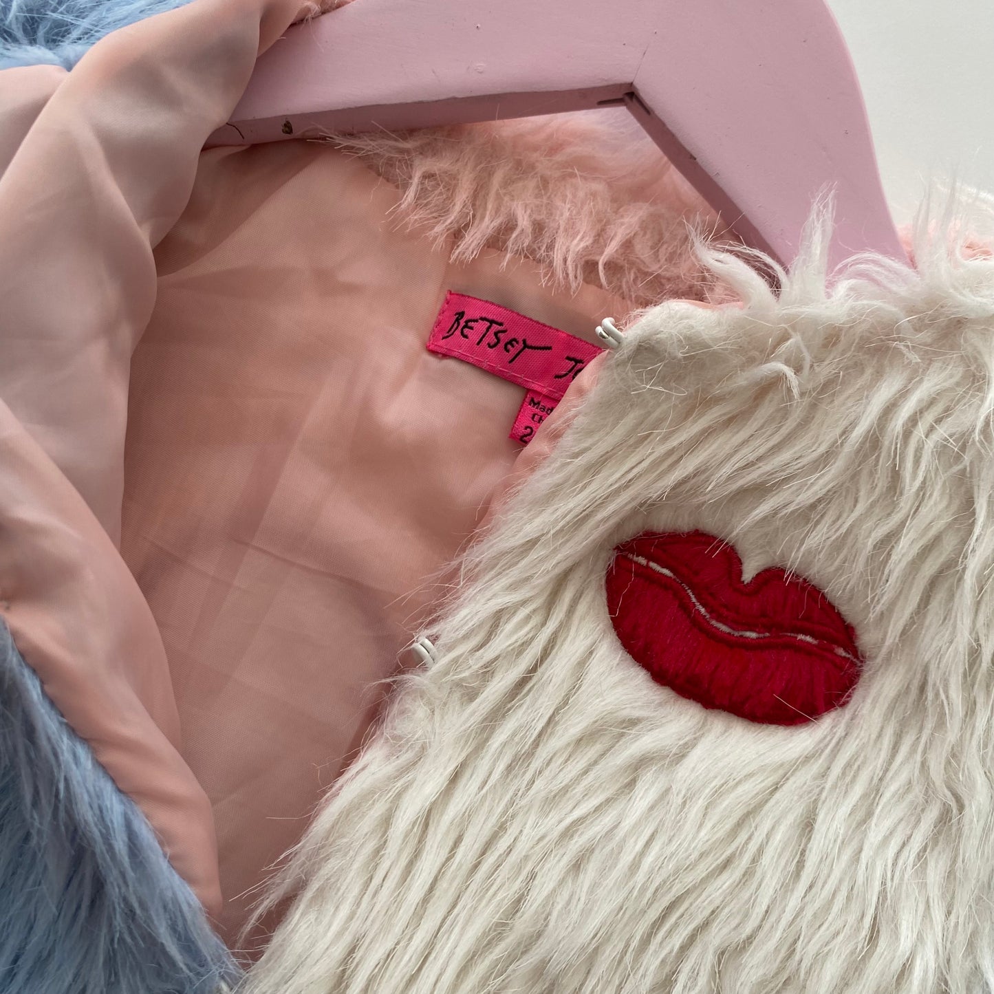 Betsey Johnson Faux Fur Jacket - Size 2