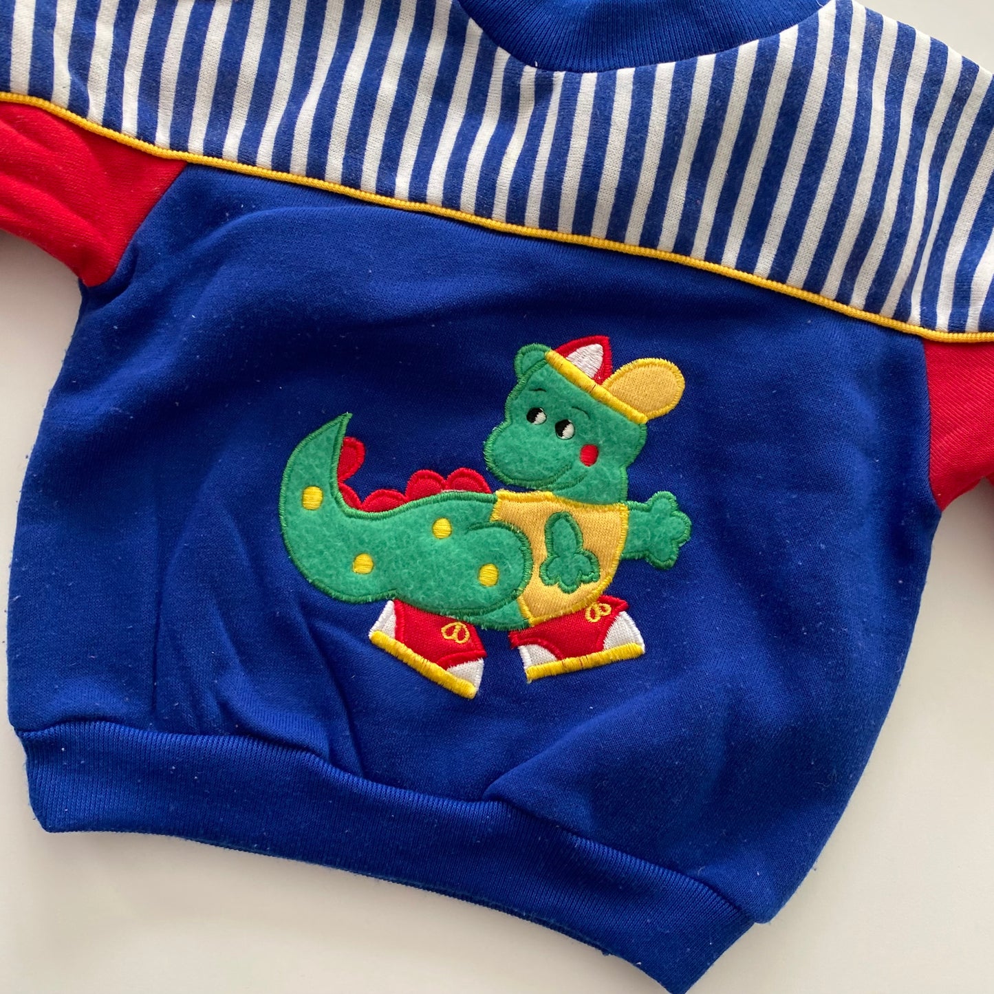 Vintage Teeny Weeny Dinosaur Jumper - Size 18M