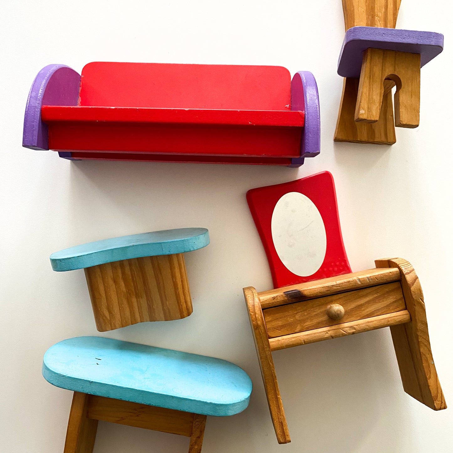 Wooden Dollhouse Furniture